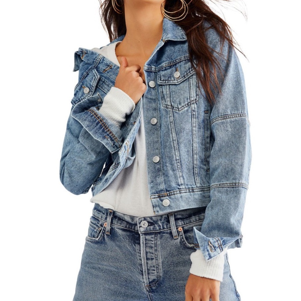 Free People Rumor Denim Jacket